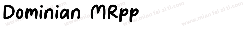 Dominian-MRpp字体转换