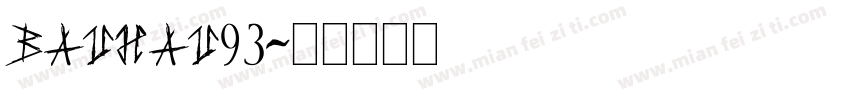 Bauhau93字体转换