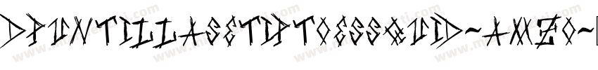 DPuntillasETiptoesSquid-aMZo字体转换