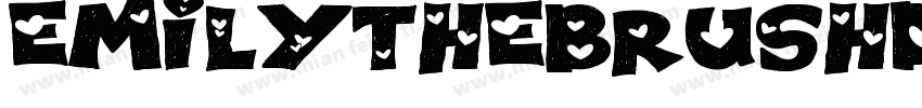 EmilyTheBrushDemoRegular-v7n9字体转换