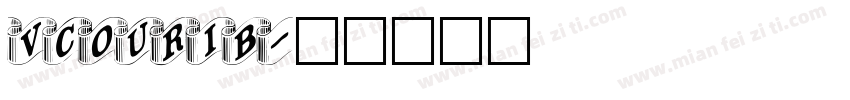 VCOURIB字体转换