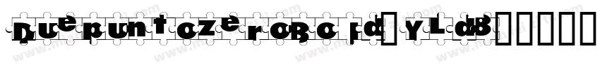 DuepuntozeroBold-YLd8字体转换
