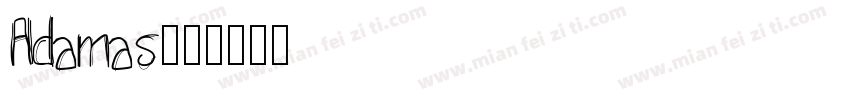 Adamas字体转换