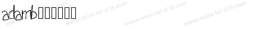 adamb字体转换