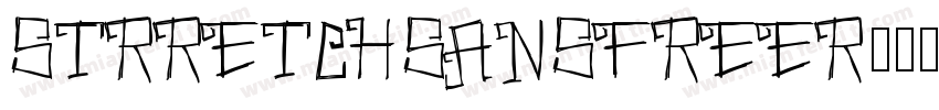 STRRETCHSANSFREER字体转换