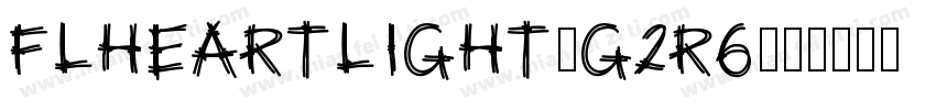 FlHeartLight-g2R6字体转换