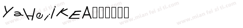 YaHeiIKEA字体转换