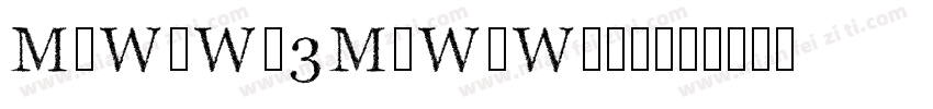 MoWoWo3MoWoWo样品字体转换