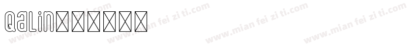 Qalin字体转换