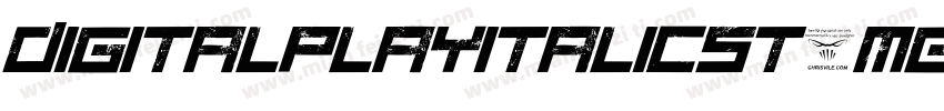 DigitalPlayItalicSt-mG7x字体转换