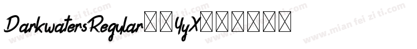 DarkwatersRegular-2YyX字体转换