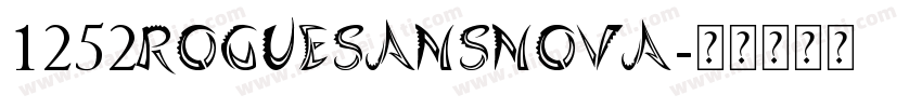 1252roguesansnova字体转换