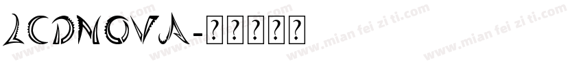 lcdnova字体转换