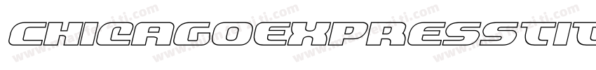 ChicagoExpressTitleItalic-6V6v字体转换