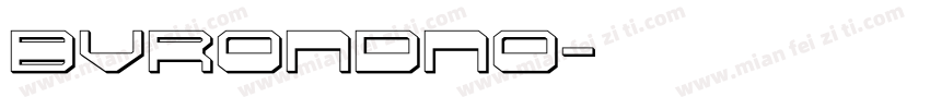 BVRONDNO字体转换