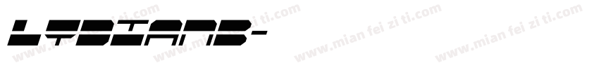 Lydianb字体转换