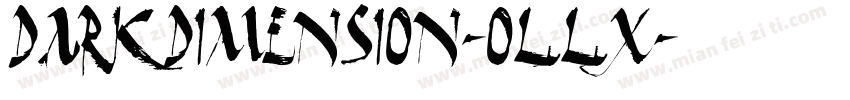 DarkDimension-ollx字体转换
