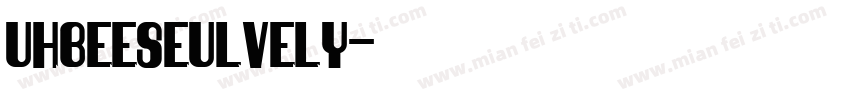 UhBeeSeulvely字体转换