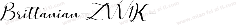 Brittanian-ZVV1K字体转换