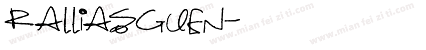 ralliasguen字体转换