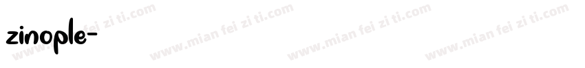 zinople字体转换