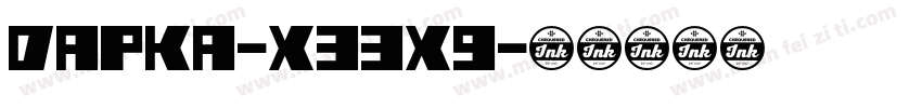 Dapka-X33x9字体转换