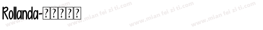 Rollanda字体转换