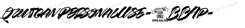 QuitganPersonalUse-4BBAp字体转换