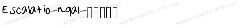 Escalatio-n9a1字体转换