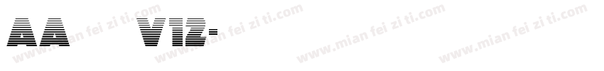 Aa润行体v12字体转换