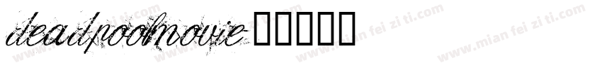 deadpoolmovie字体转换