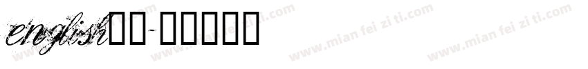 english字体字体转换