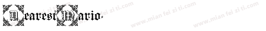 DearestMario字体转换