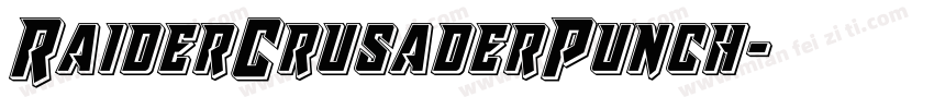 RaiderCrusaderPunch字体转换