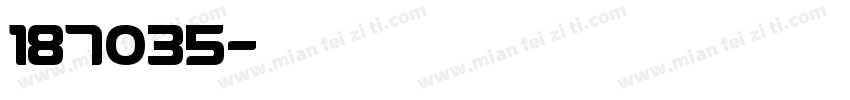187035字体转换