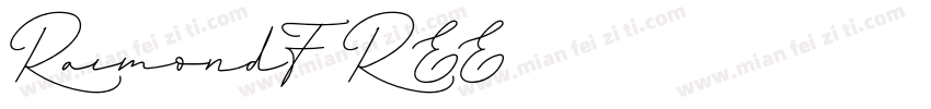 RaimondFREE字体转换