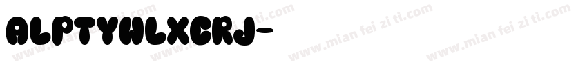 ALPTYWLXCRJ字体转换