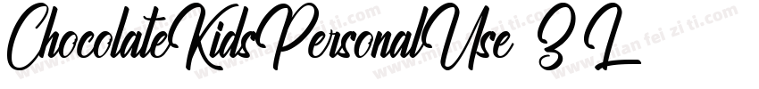 ChocolateKidsPersonalUse-9Z4L字体转换