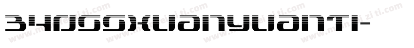 340ssxuanyuanti字体转换
