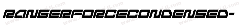 RangerForceCondensed字体转换