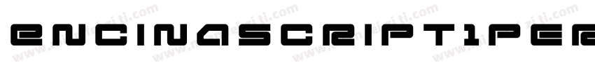 EncinaScript1PersonalUse-rGpK字体转换