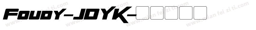 Foudy-JDYK字体转换