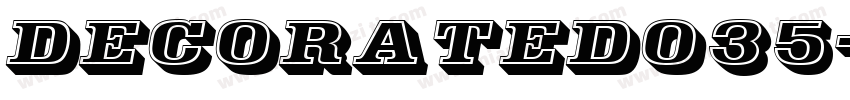 decorated035字体转换