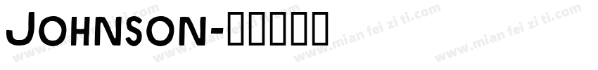 Johnson字体转换