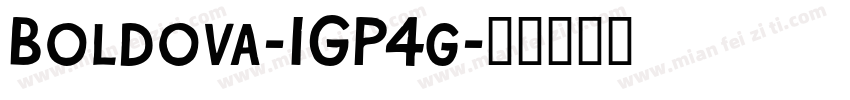 Boldova-1GP4g字体转换