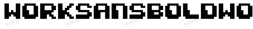 Worksansboldwoff字体转换
