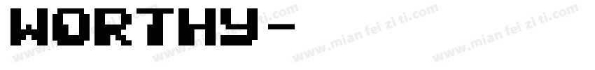 Worthy字体转换