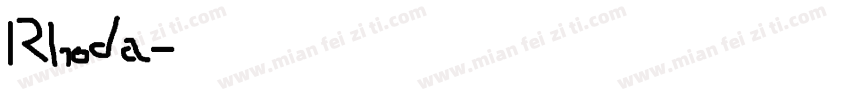 Rhoda字体转换