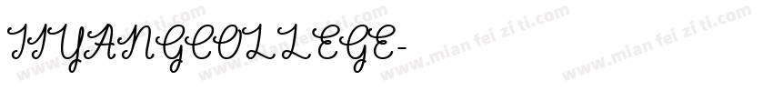 JIYANGCOLLEGE字体转换
