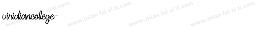 viridiancollege字体转换